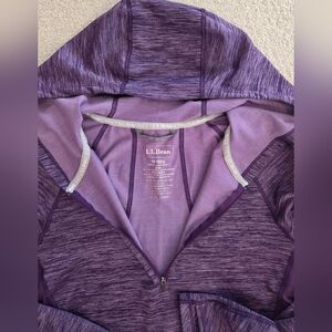 L.L. Bean Purple Zip-Up Hoodie